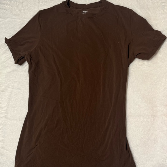 SKIMS Brown Short Sleeve Tee - Picture 1 of 1